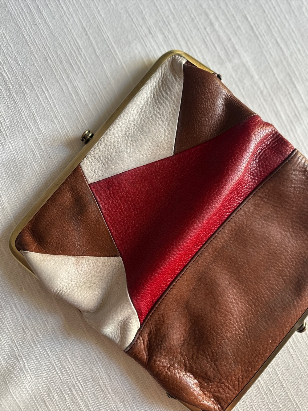 HOBO Lauren Patchwork Leather Clutch Wallet